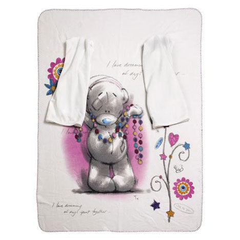 Me to You Bear Sketchbook Blanket with Arms £8.99